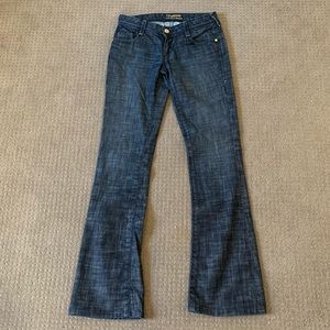 Bebe Charlotte Spiro Bootcut Embellished jeans